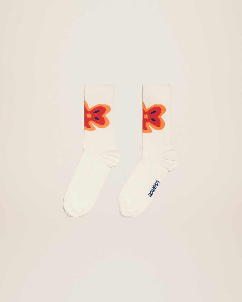 Les chaussettes Fleur 1