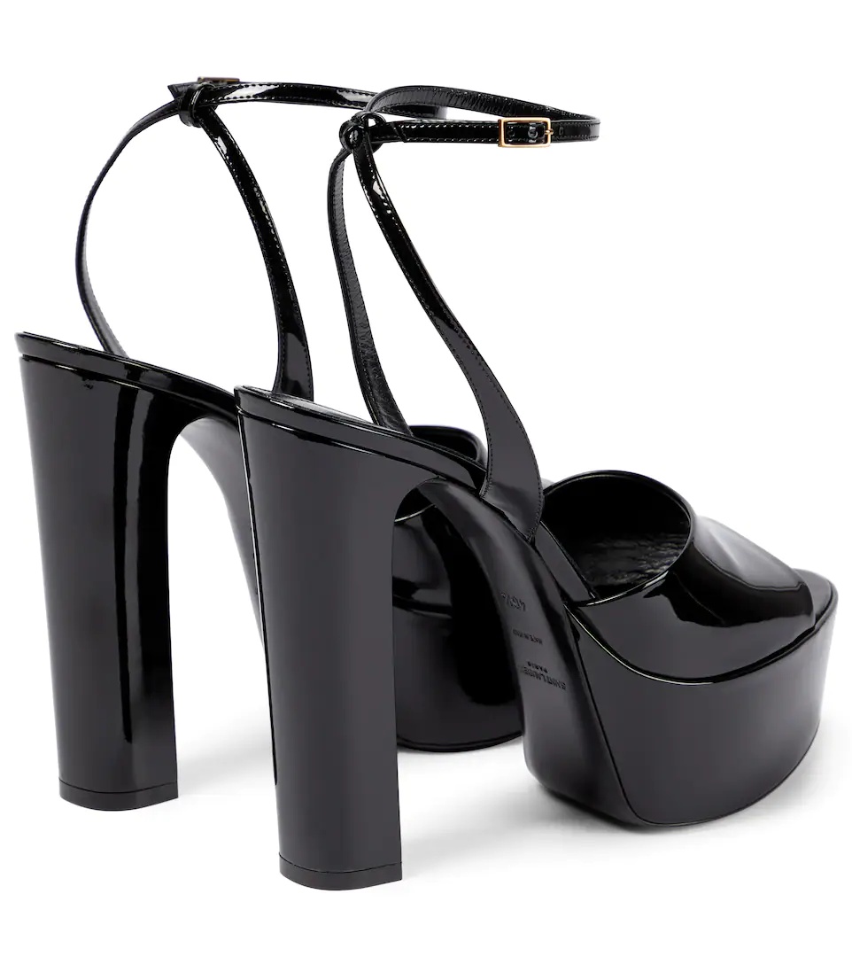 Jodie 145 patent leather platform sandals - 3