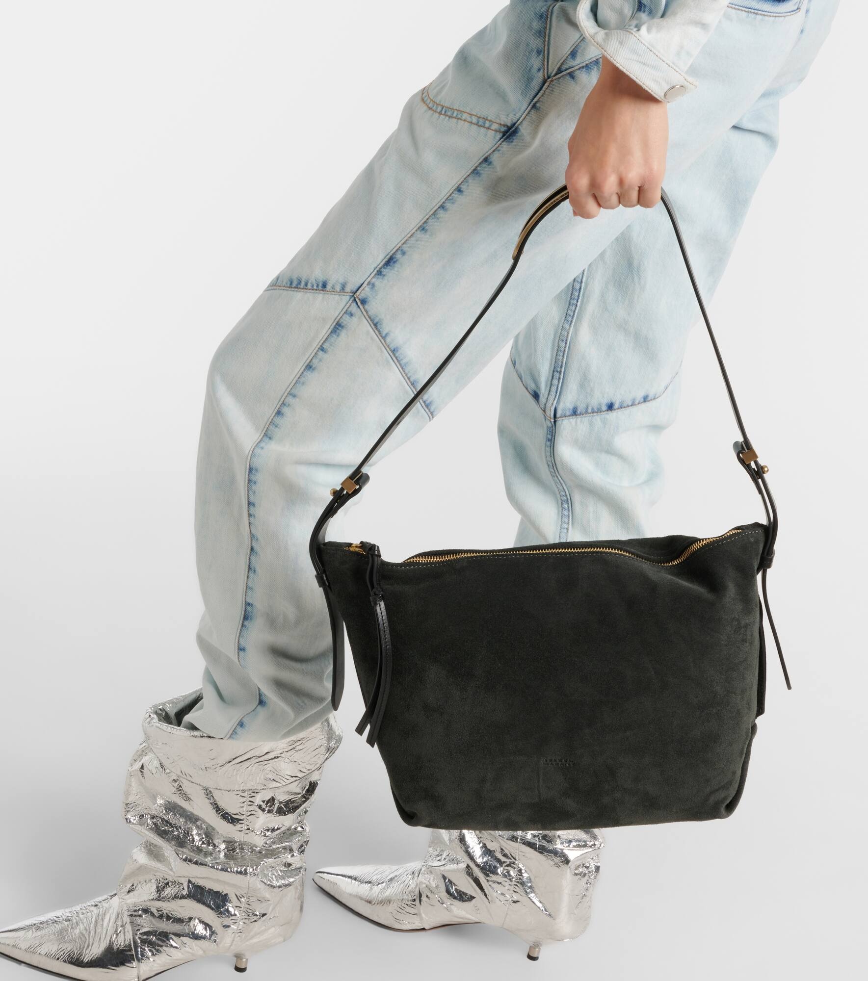 Leyden suede shoulder bag - 6
