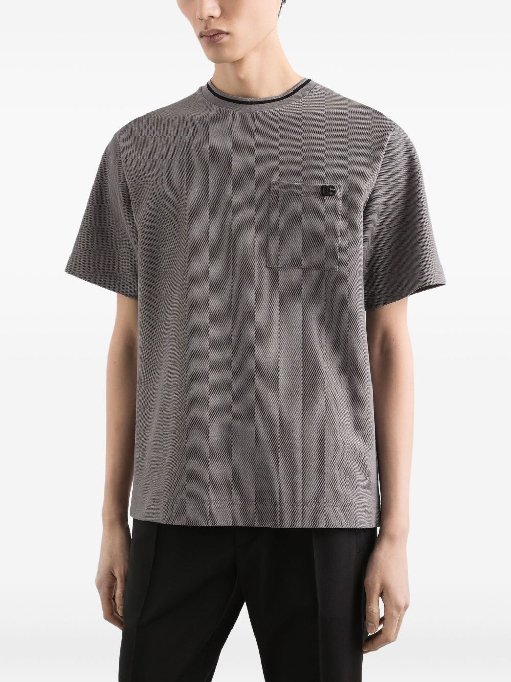 cotton piqué t-shirt - 2