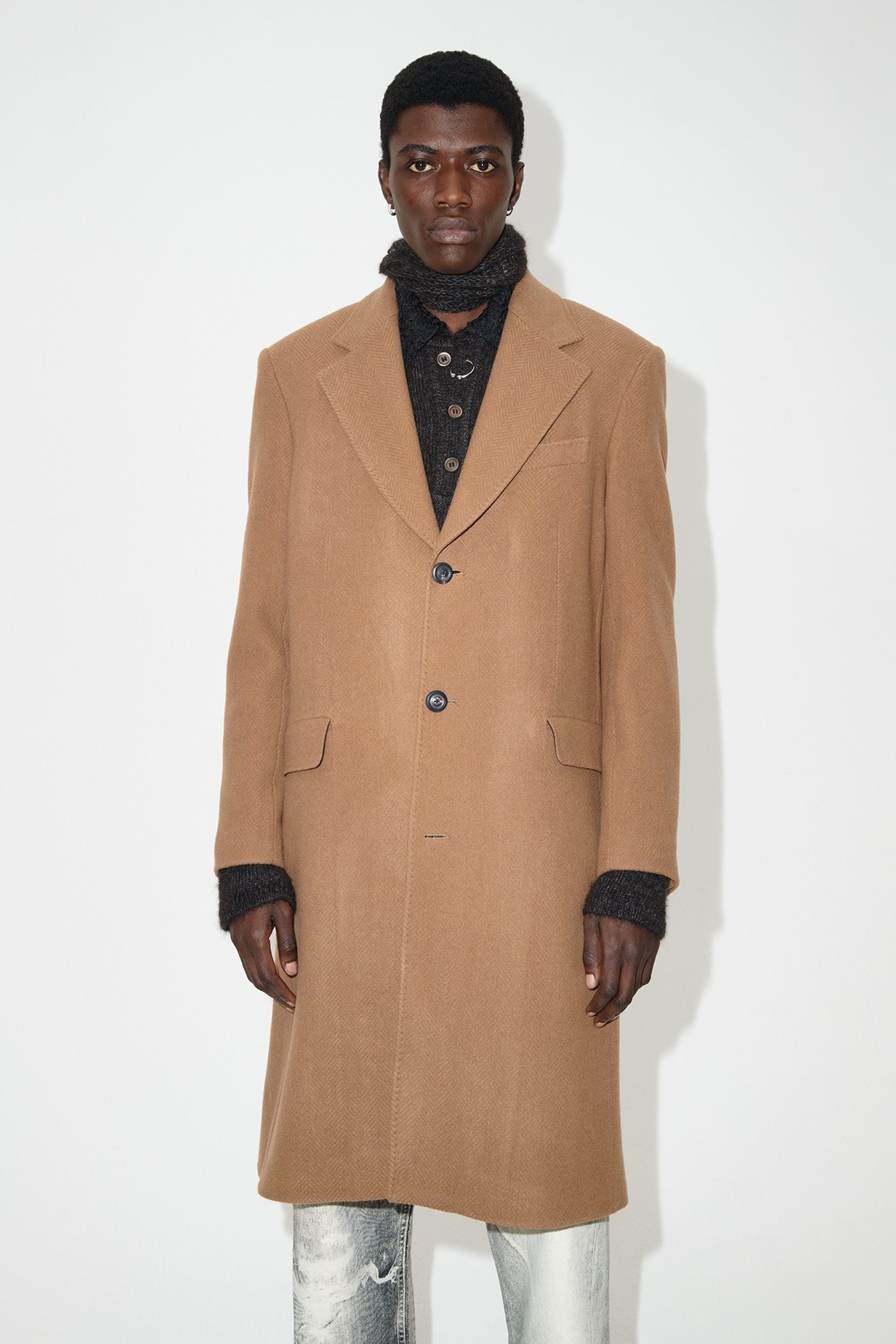 ジャケット・アウター our legacy dolphin coat Our Legacy - Dolphin Coat Black Heavy Melton