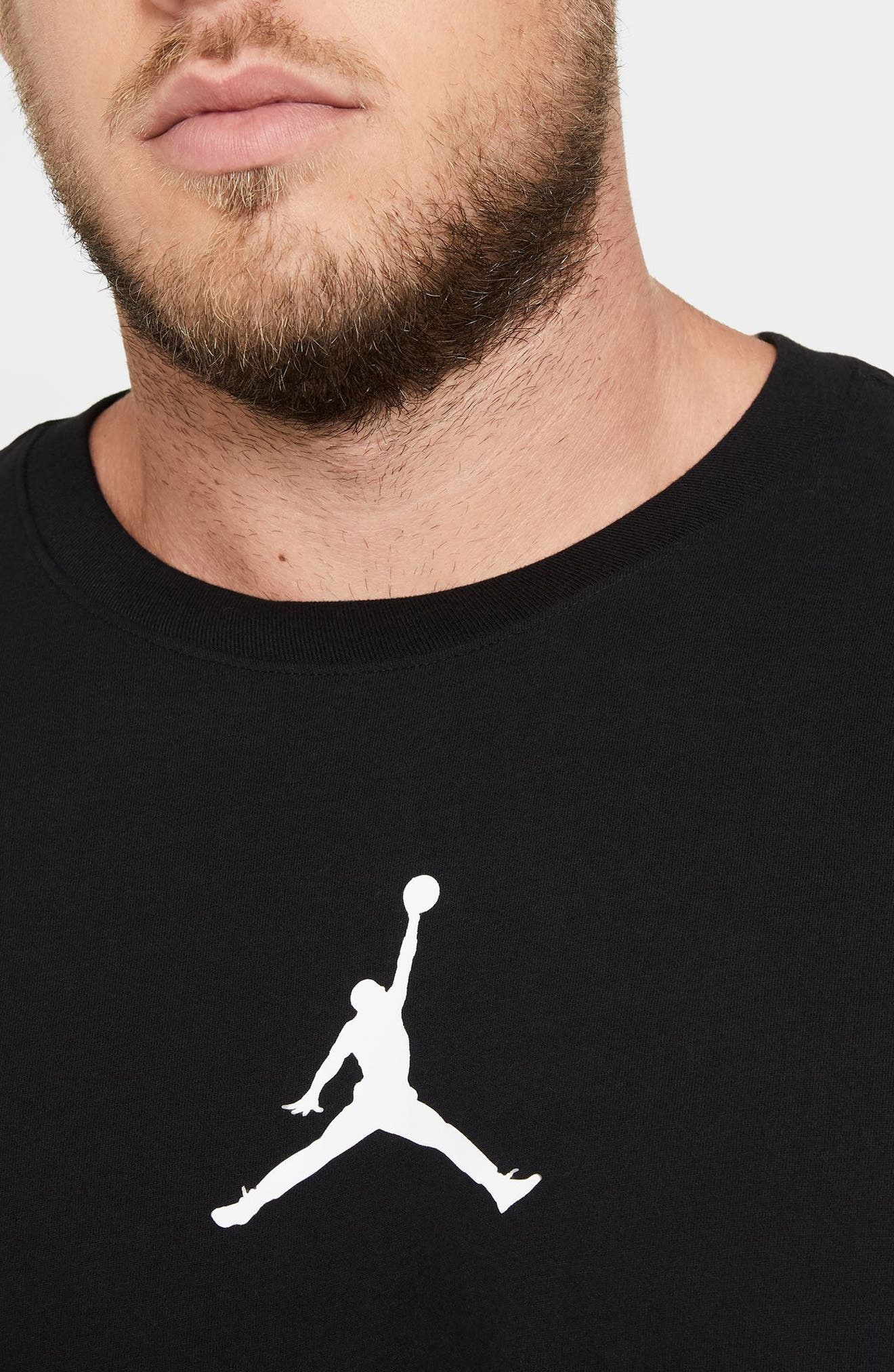 Jordan Jumpman Performance Graphic T-Shirt in Black/White at Nordstrom - 8