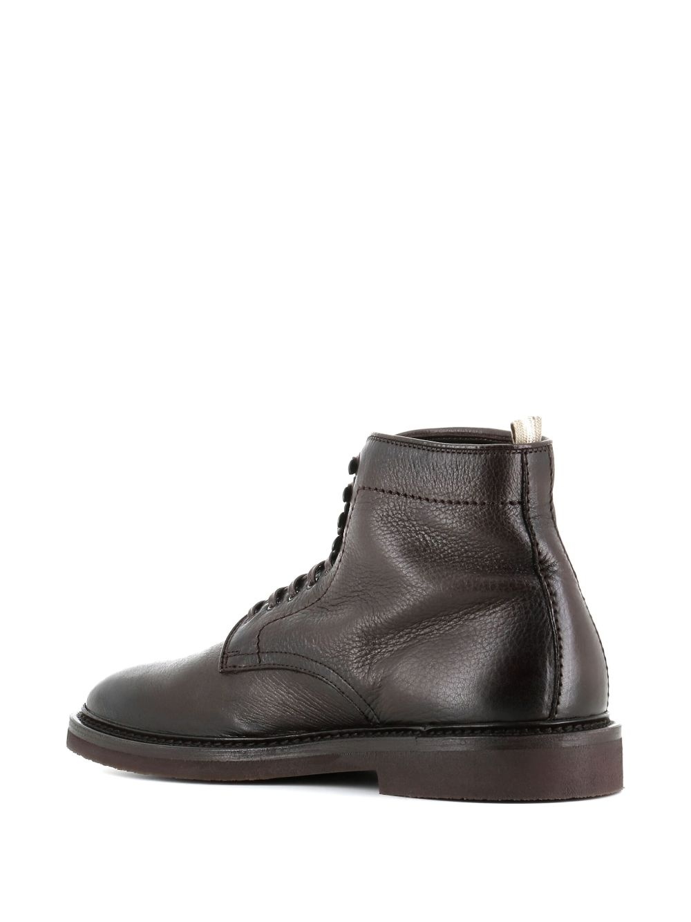 lace-up leather boots - 3