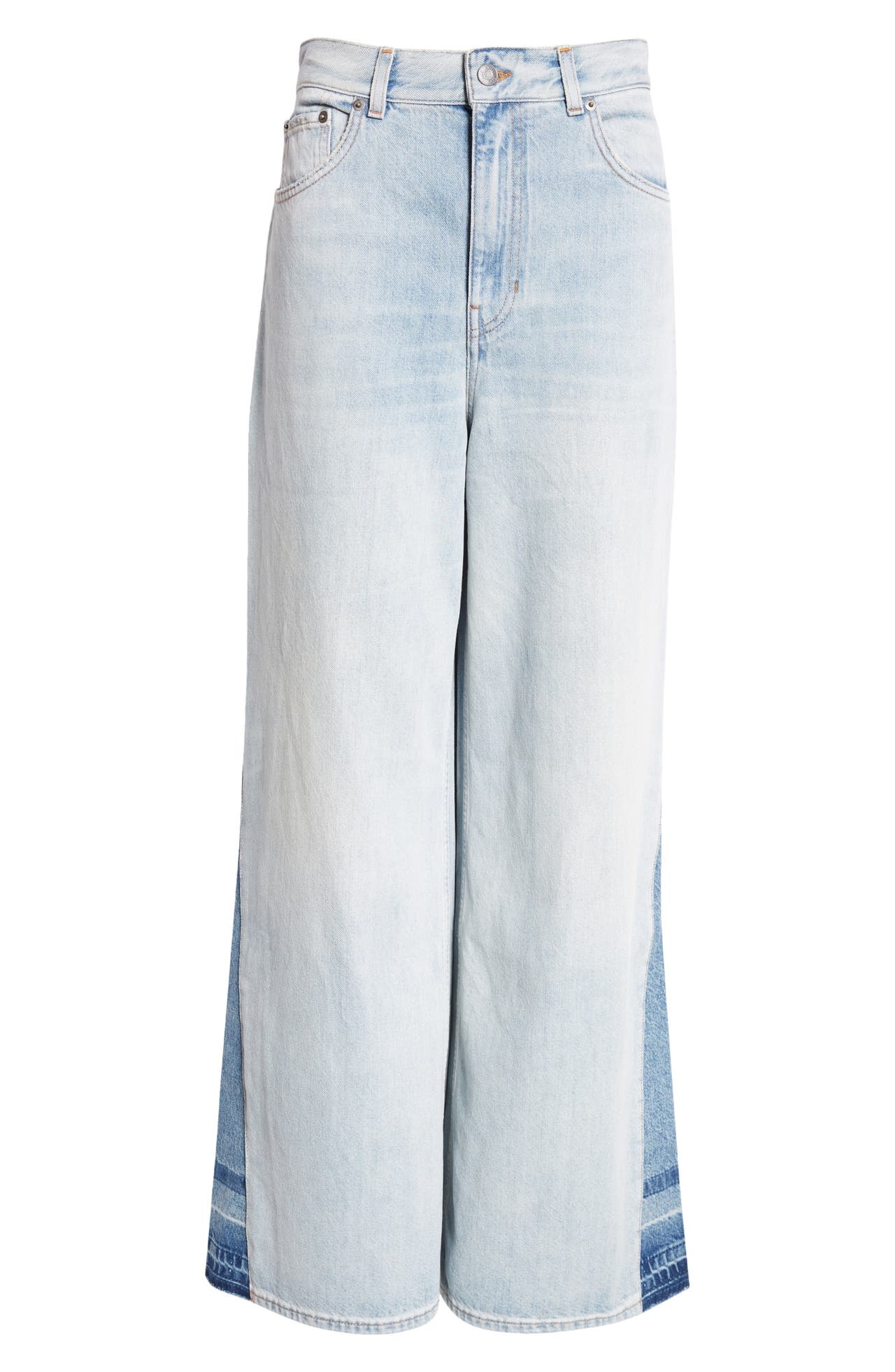 Chloé Wide Leg Jeans in Graceful Blue at Nordstrom - 1