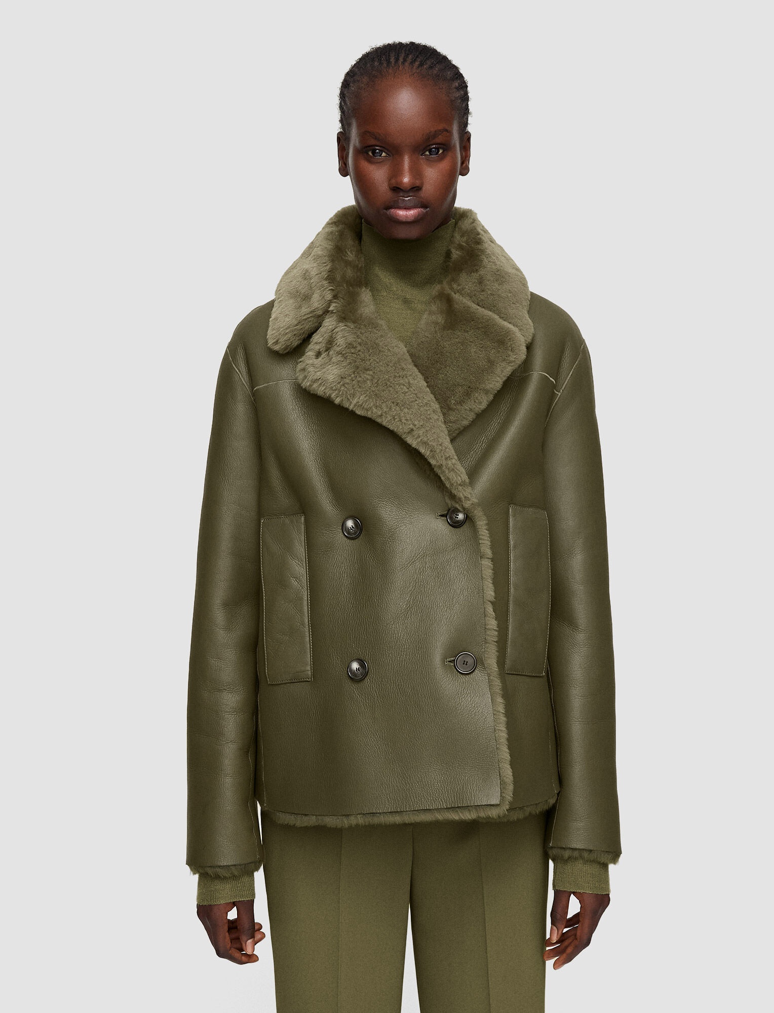 Shearling Calla Coat - 3