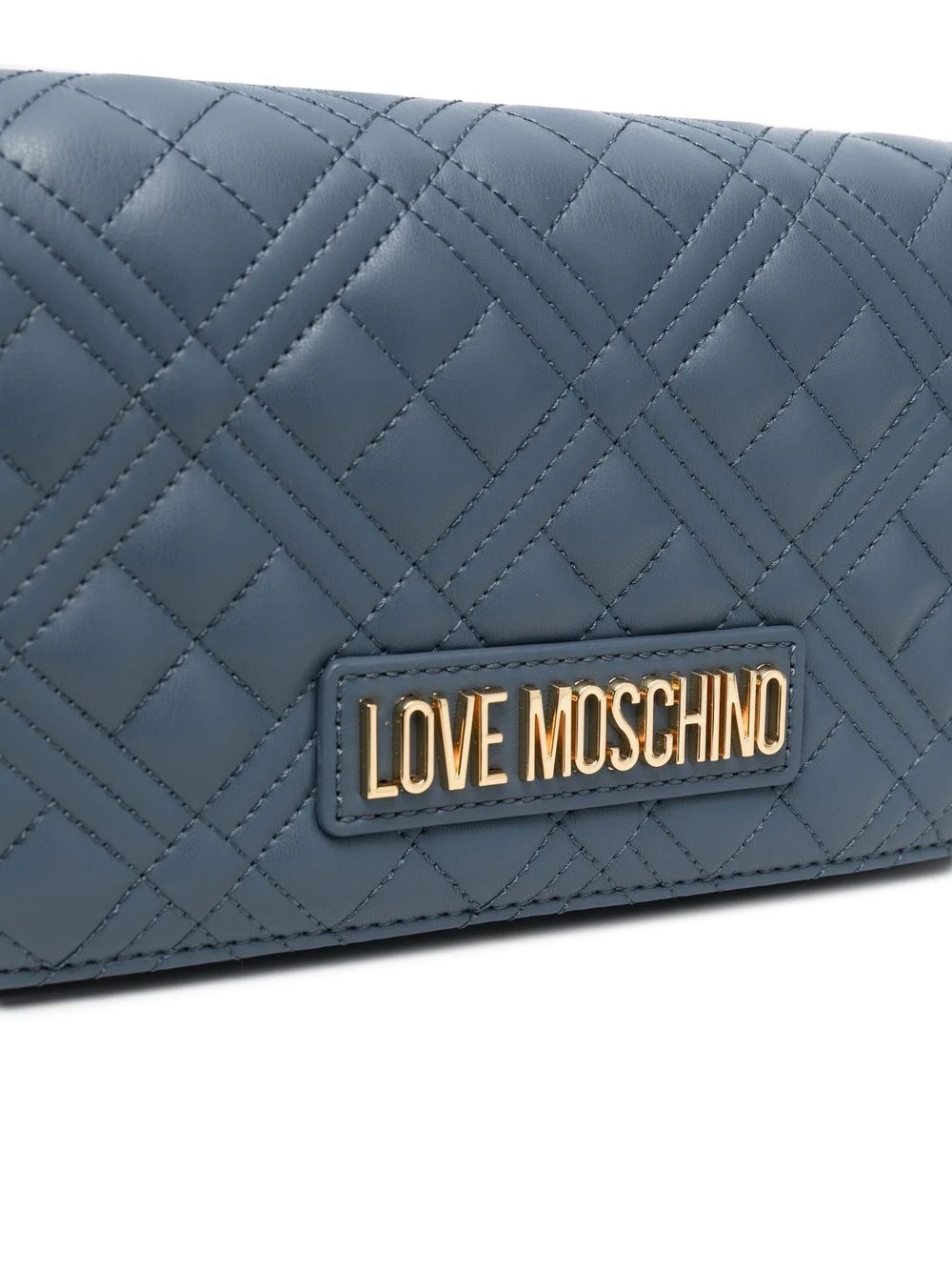 quilted-finish crossbody bag - 4