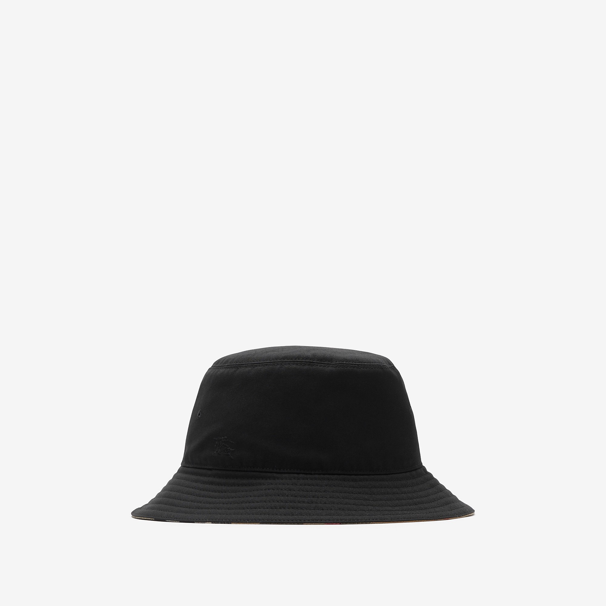 Reversible Cotton Blend Bucket Hat - 1