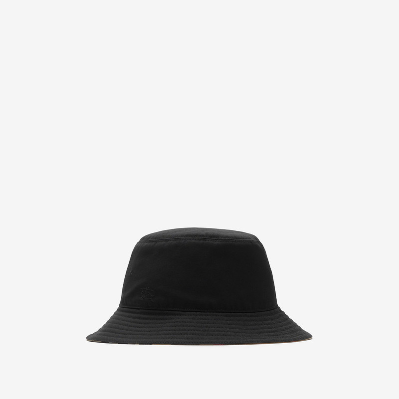 Reversible Cotton Blend Bucket Hat 1