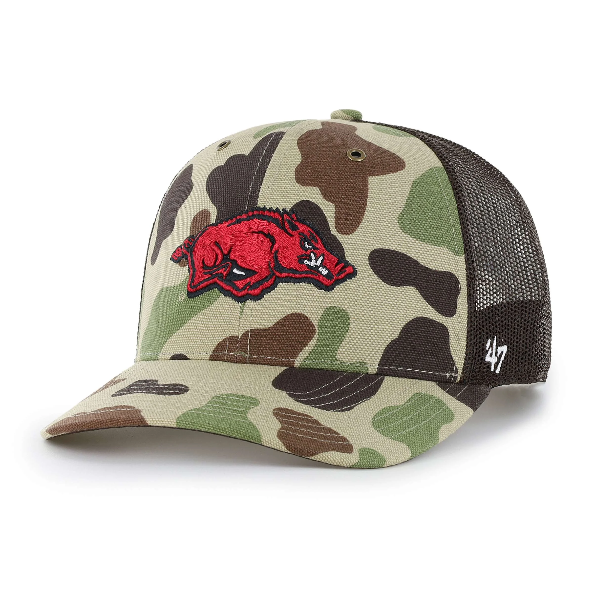 Arkansas Razorbacks '47 Camo Trucker - 1