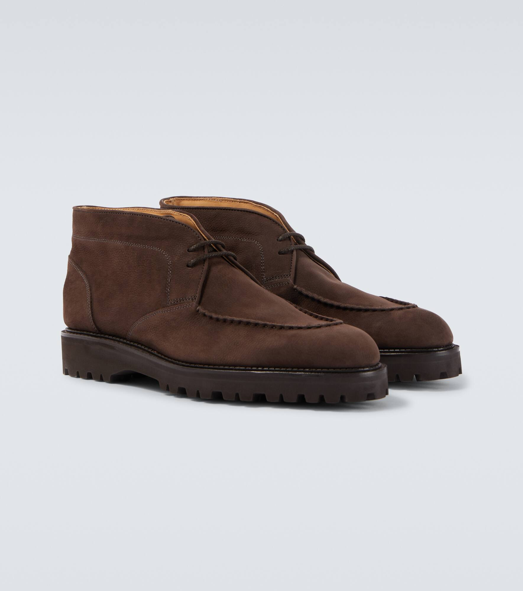 Suede desert boots - 5