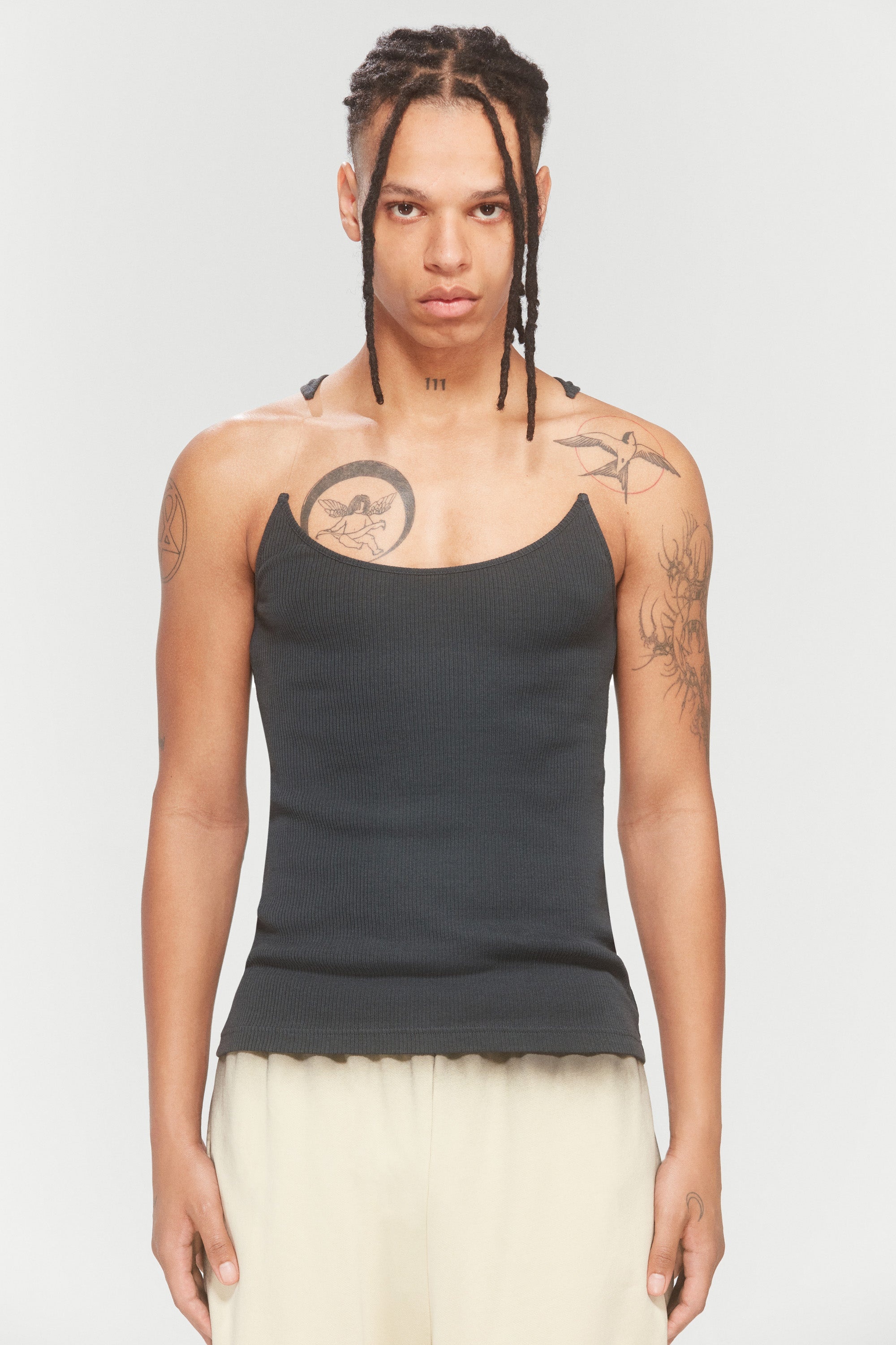 Invisible Strap Tank Top - 2