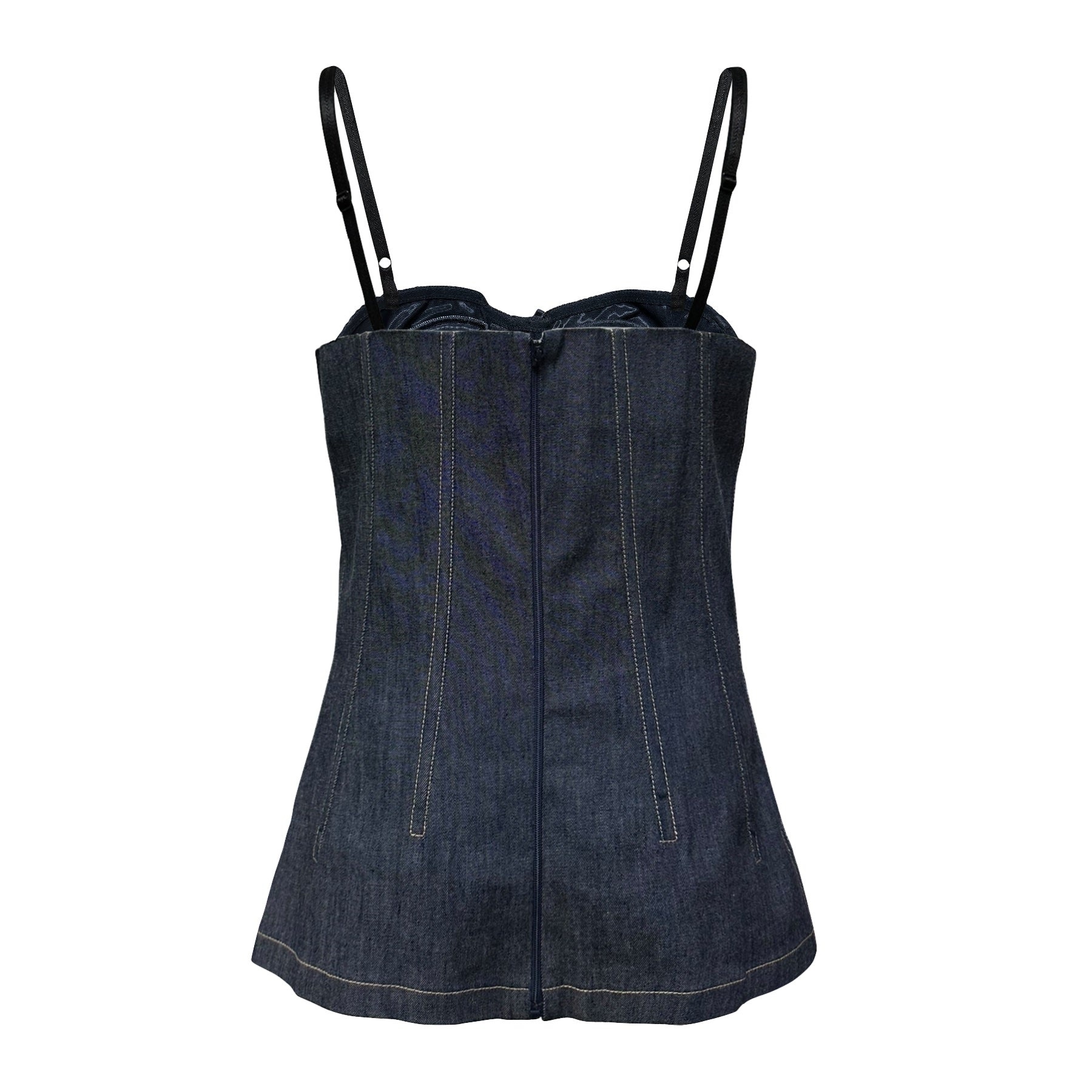 DOLCE&GABBANA Spring Summer 2000 Denim Bustier - 2