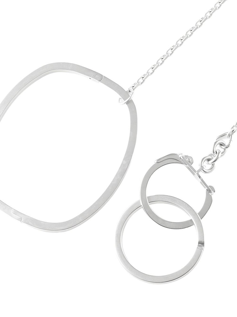 Maison Margiela silver chain keyring outlook