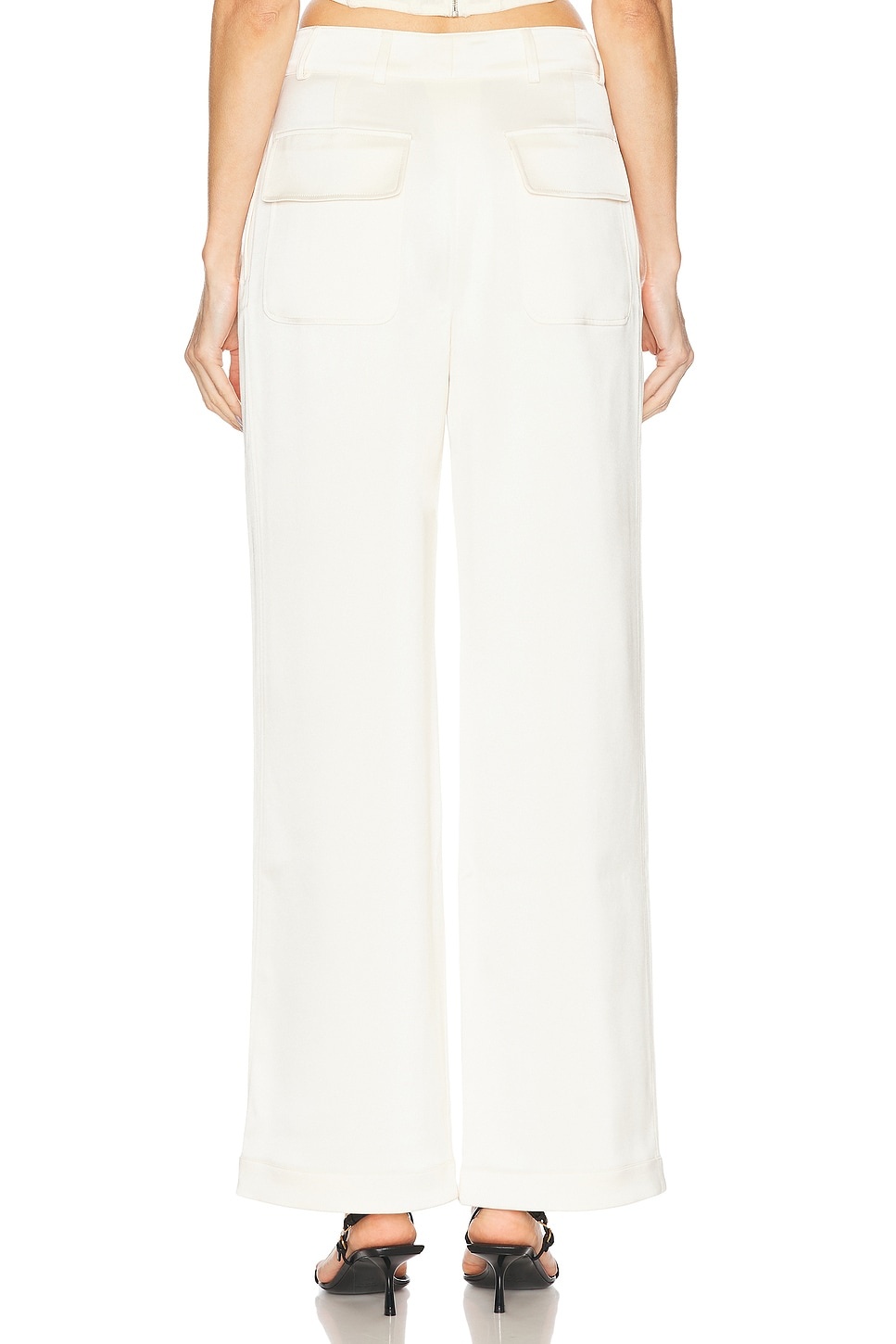 Satin Relaxed Pant - 4