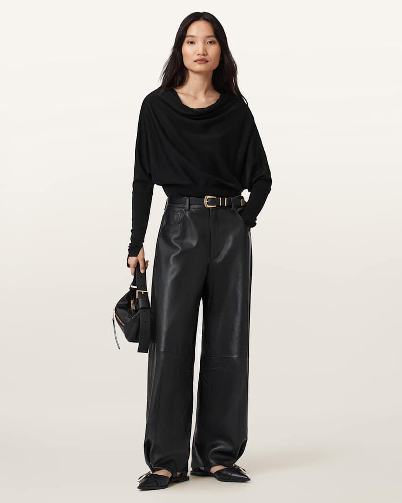 ALLSAINTS RIDLEY CROPPED WOOL SWEATER outlook