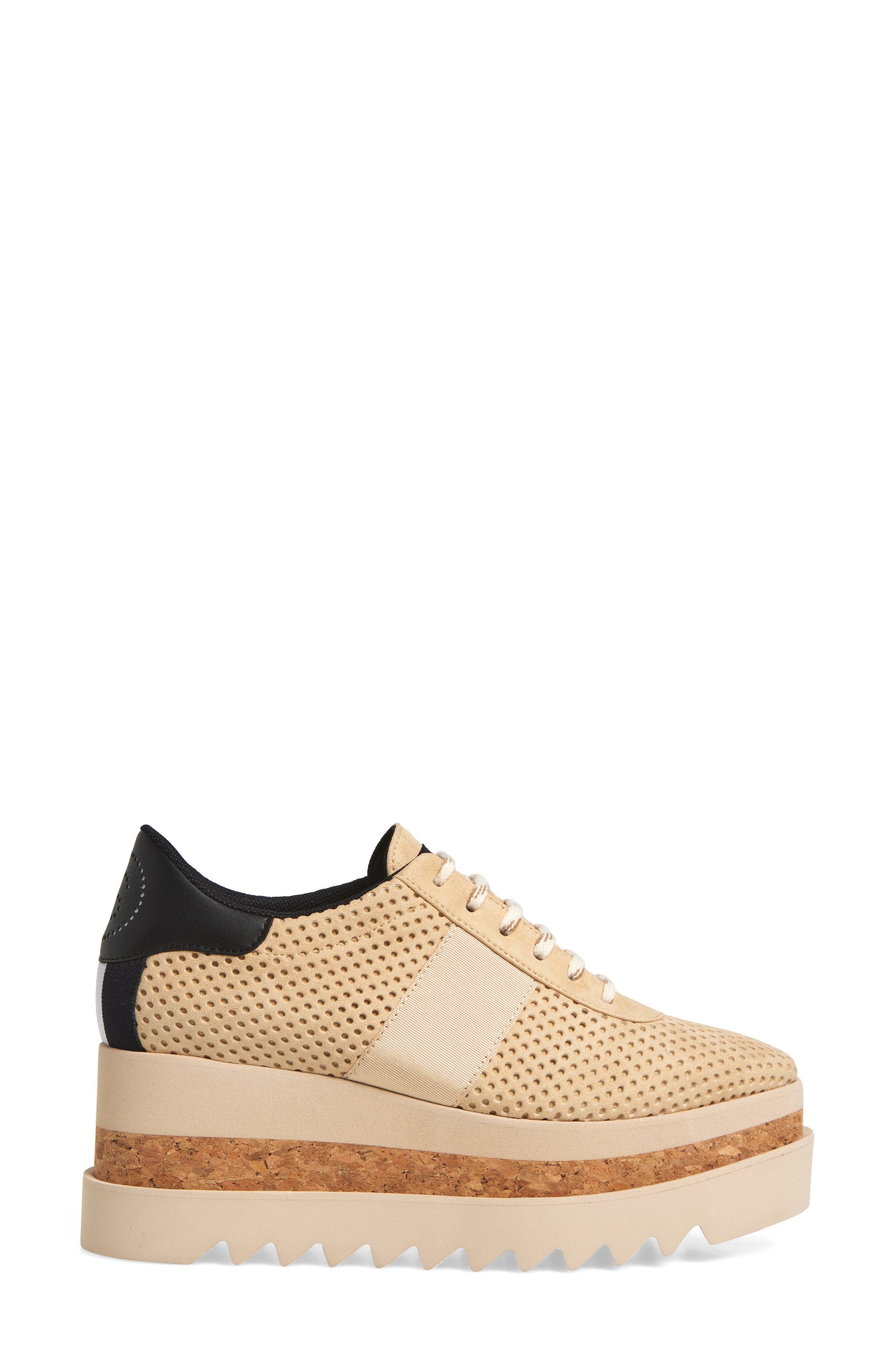 Stella McCartney Sneak-Elyse Platform Wedge Sneaker in Dust at Nordstrom - 3