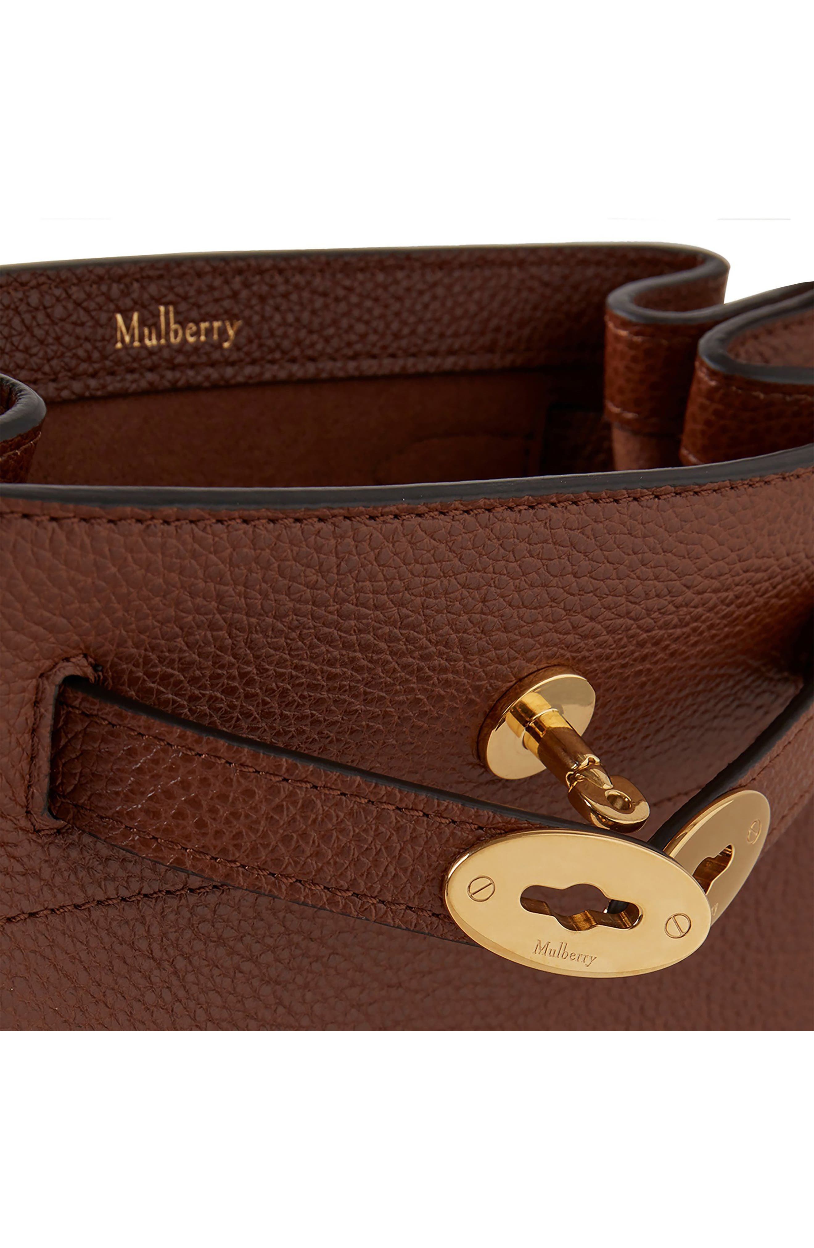 Mulberry Small Islington Classic Leather Bucket Bag in Oak at Nordstrom - 6