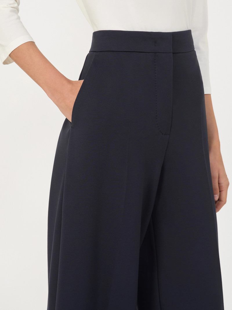 TAVERNA Compact jersey trousers - ULTRAMARINE 5