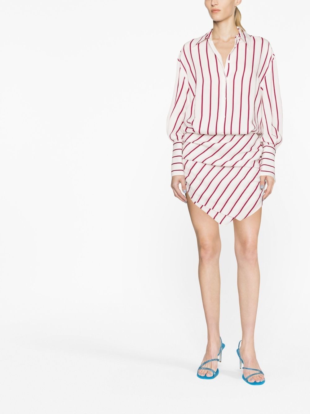 Hatty striped draped dress - 2