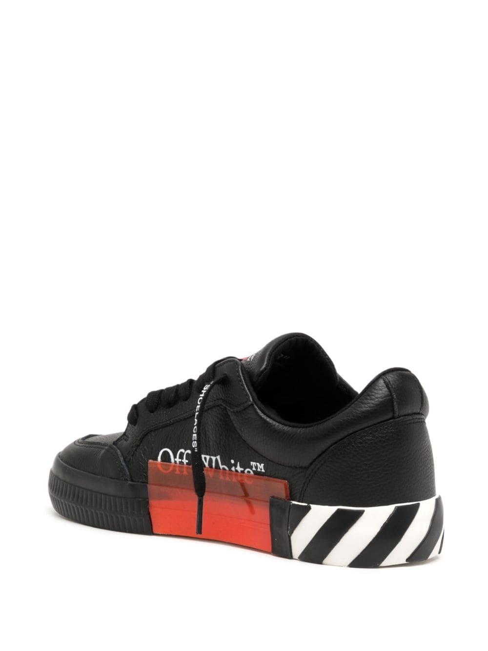 Off white vulcanised striped low hotsell