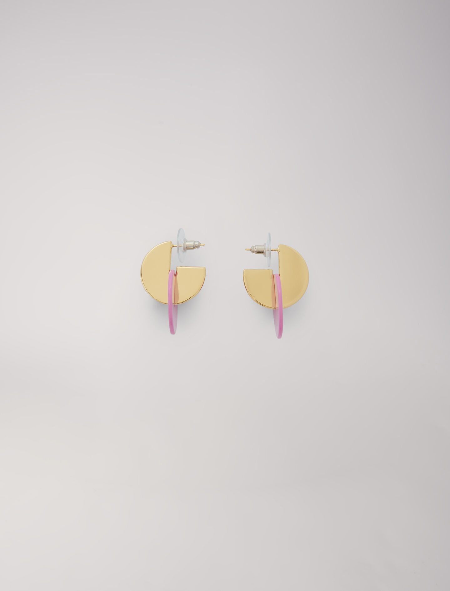 Enameled earrings - 1