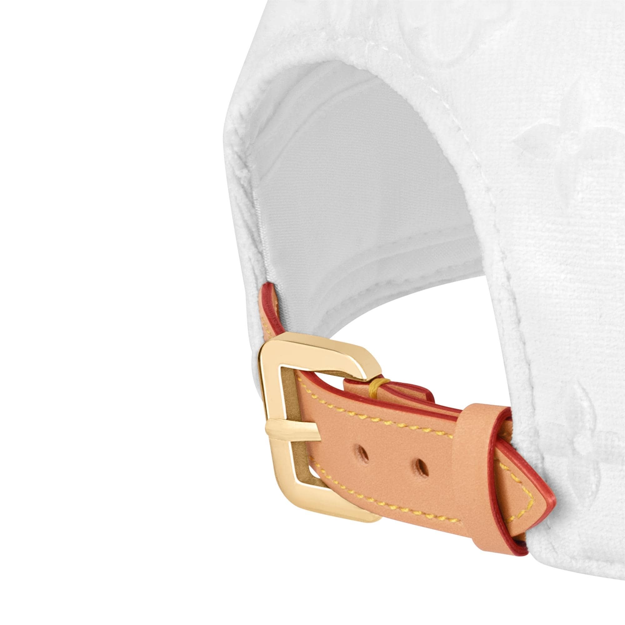 Louis Vuitton Mng Trail Visor Beige Polyester. Size One Size