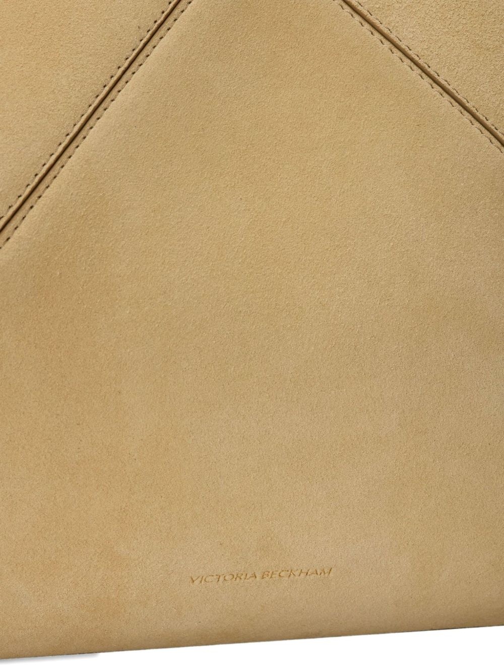 suede panel tote bag - 5