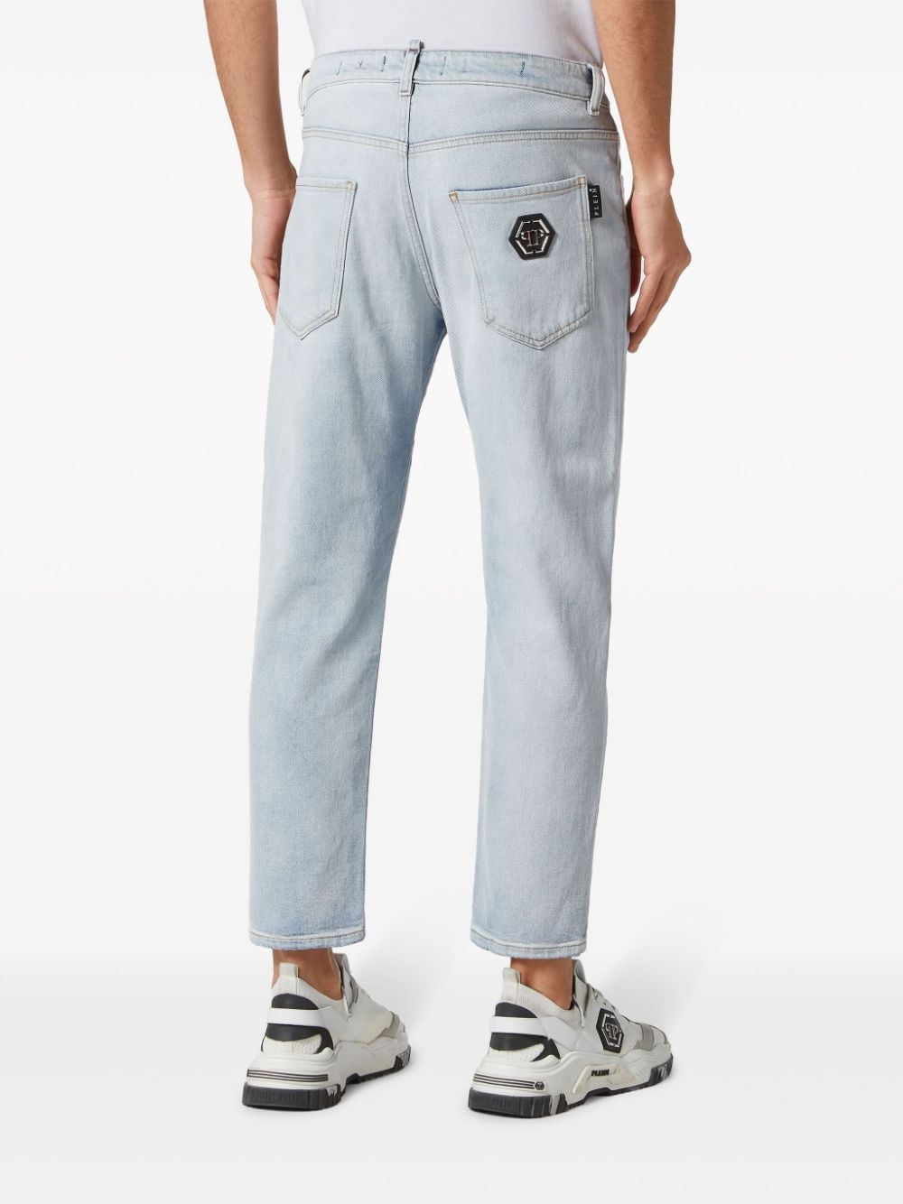 mid-rise cropped jeans - 3