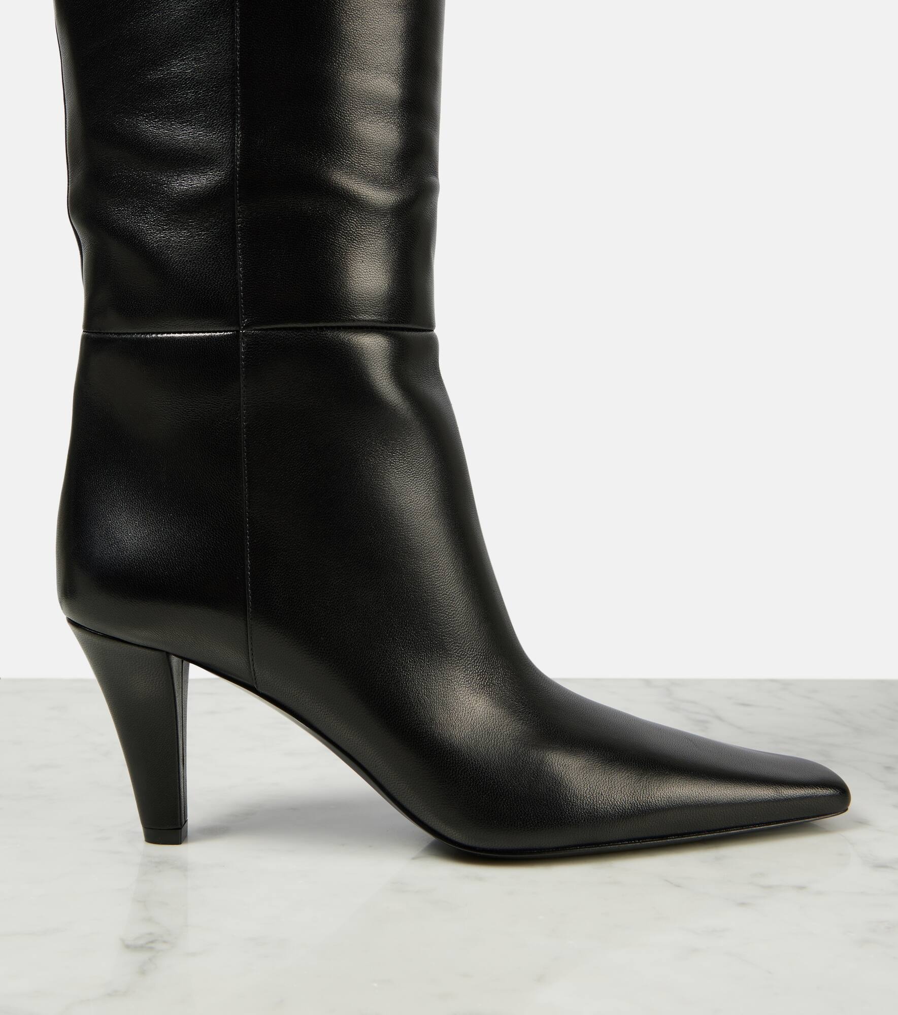 Jill 75 leather over-the-knee boots - 5