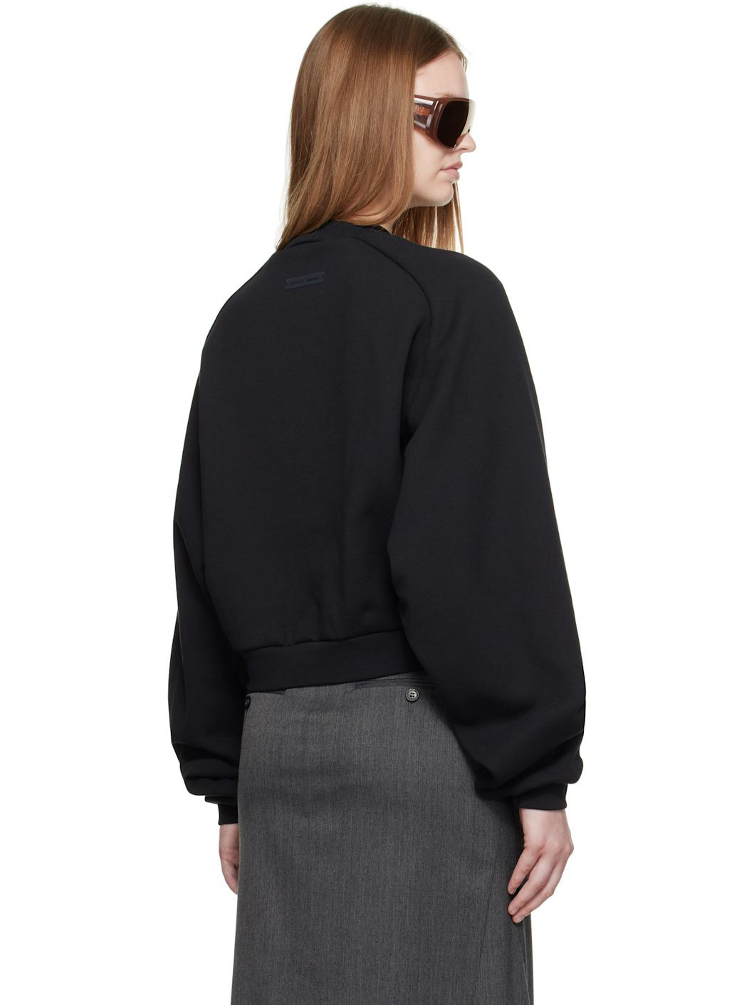 Black Fleece Raglan Crewneck Sweatshirt - 3