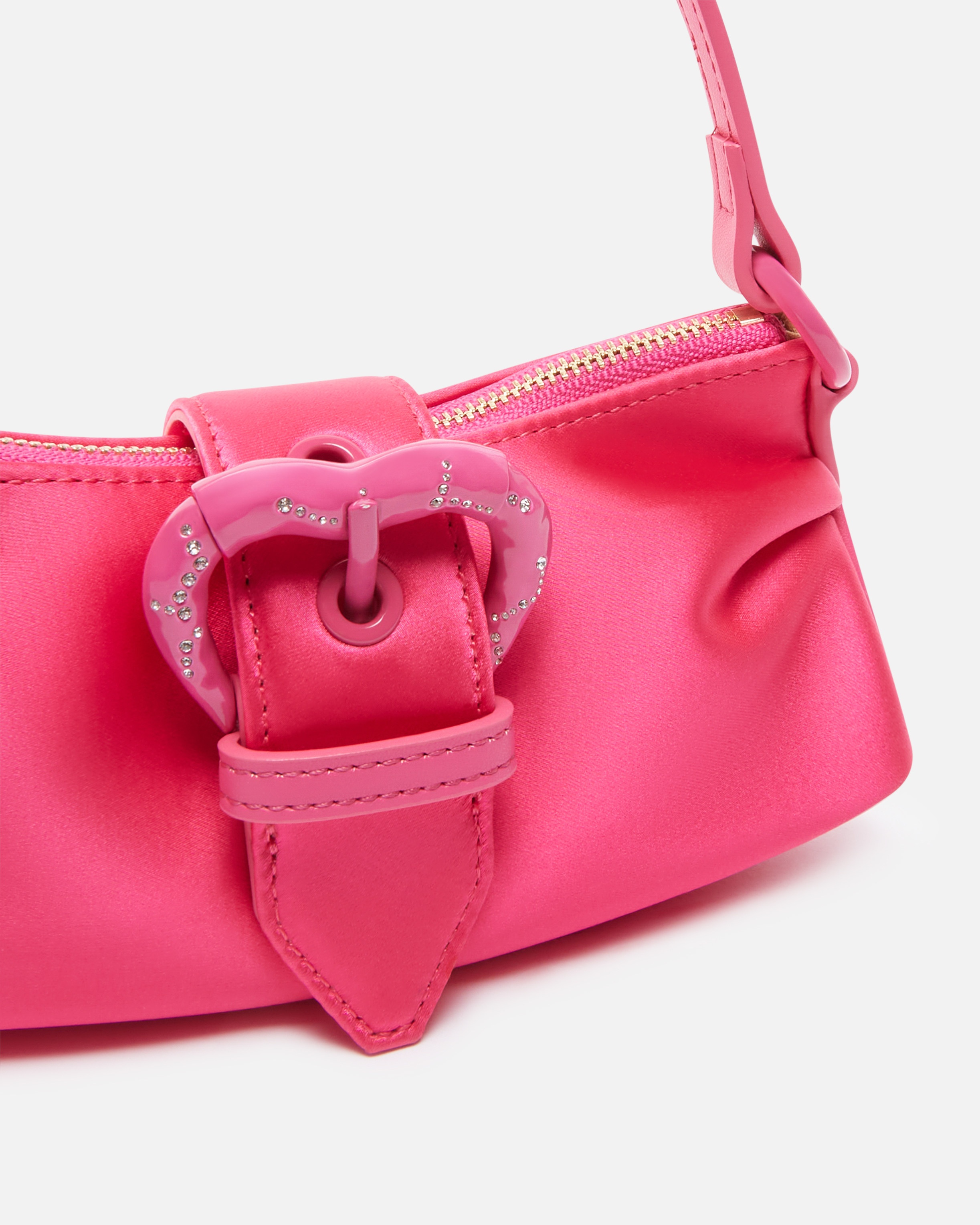 DUCHESSE CLUTCH WITH HEART-SHAPED BUCKLE - 3