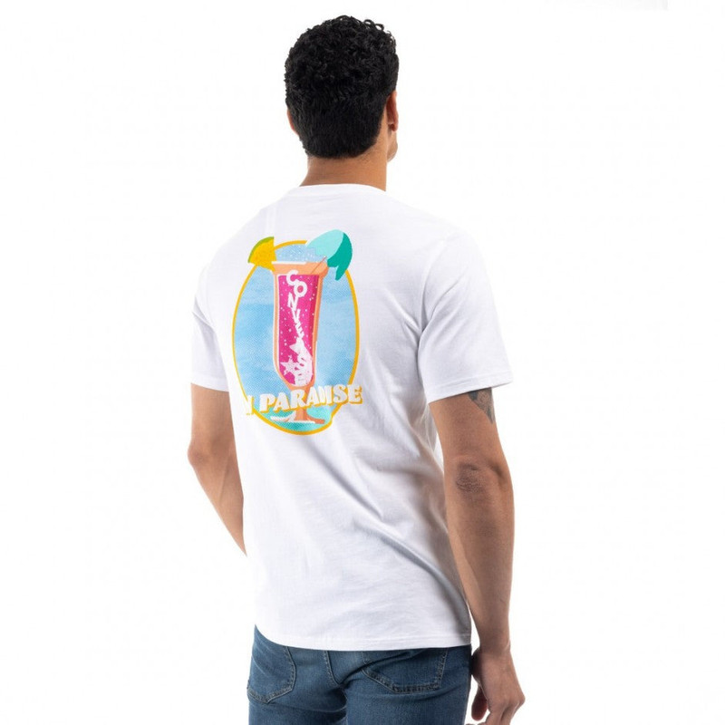 Converse Converse Tropical Drink T-shirt 'White' 10024749-A02 outlook