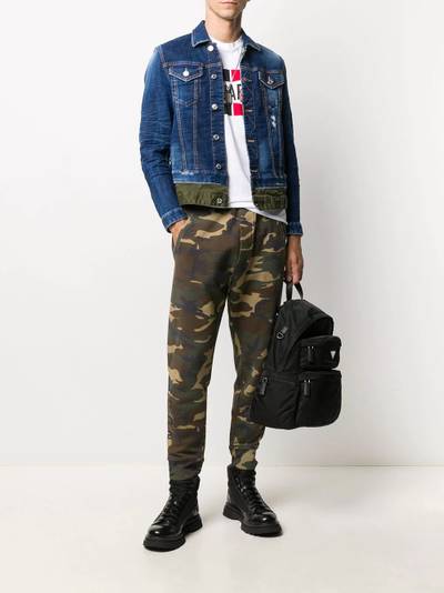 DSQUARED2 two-tone denim jacket outlook