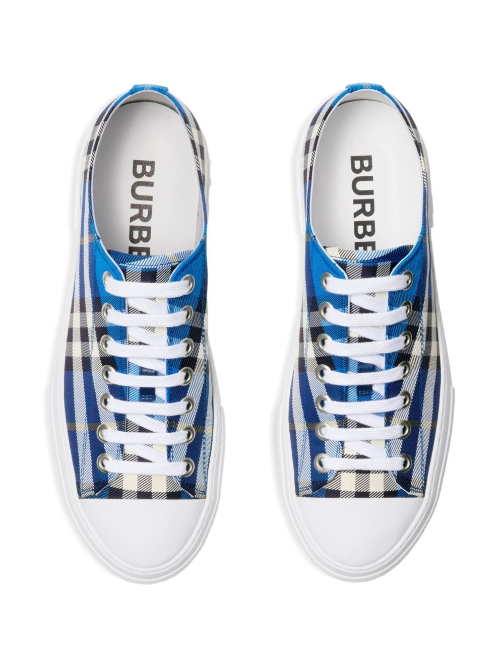 checked sneakers - 4