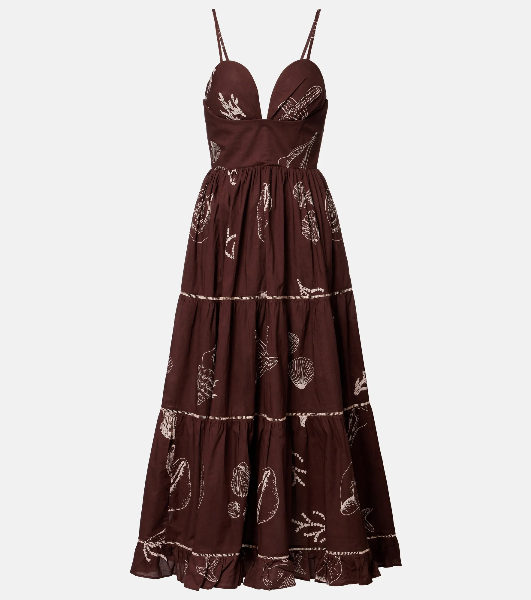 Milena printed cotton maxi dress - 1