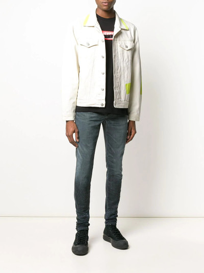 Diesel fluorescent stripe jacket outlook