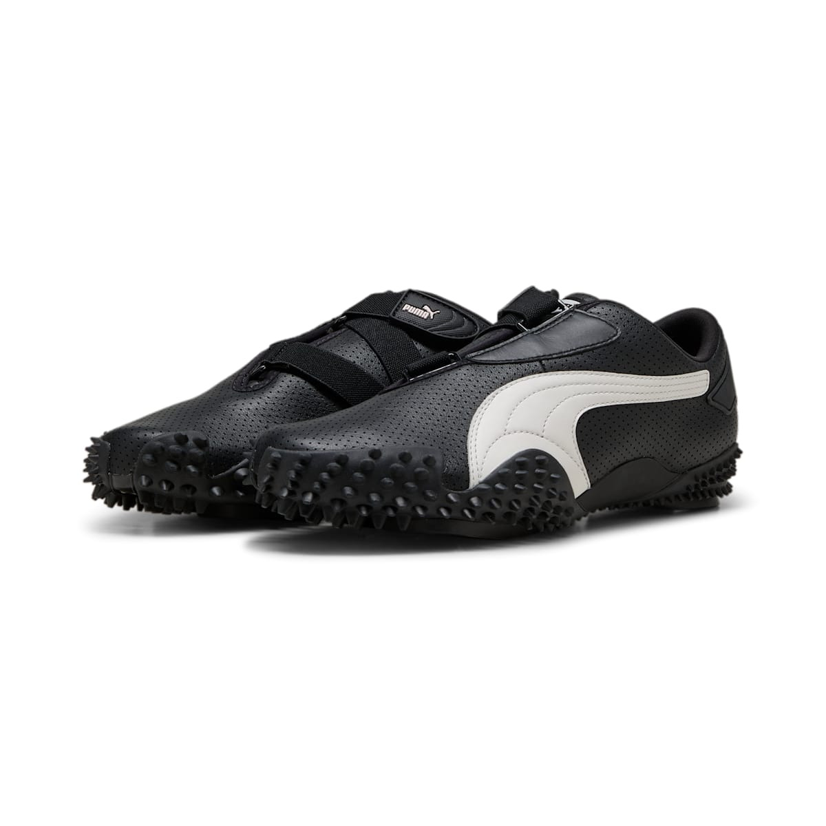 PUMA Mostro Perforated Leather 'Black White' 397331-02 - 3