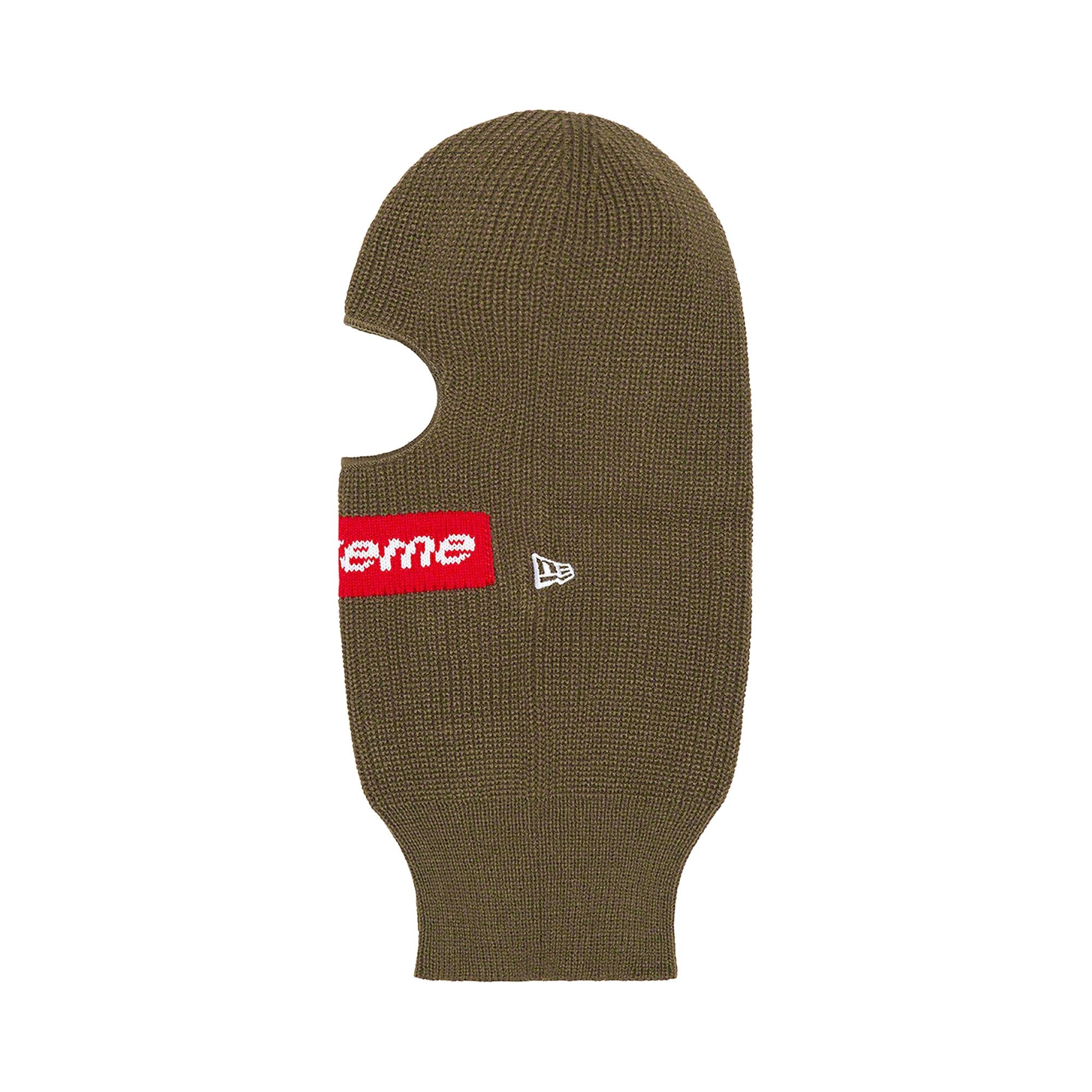 Supreme x New Era Box Logo Balaclava 'Olive' - 2