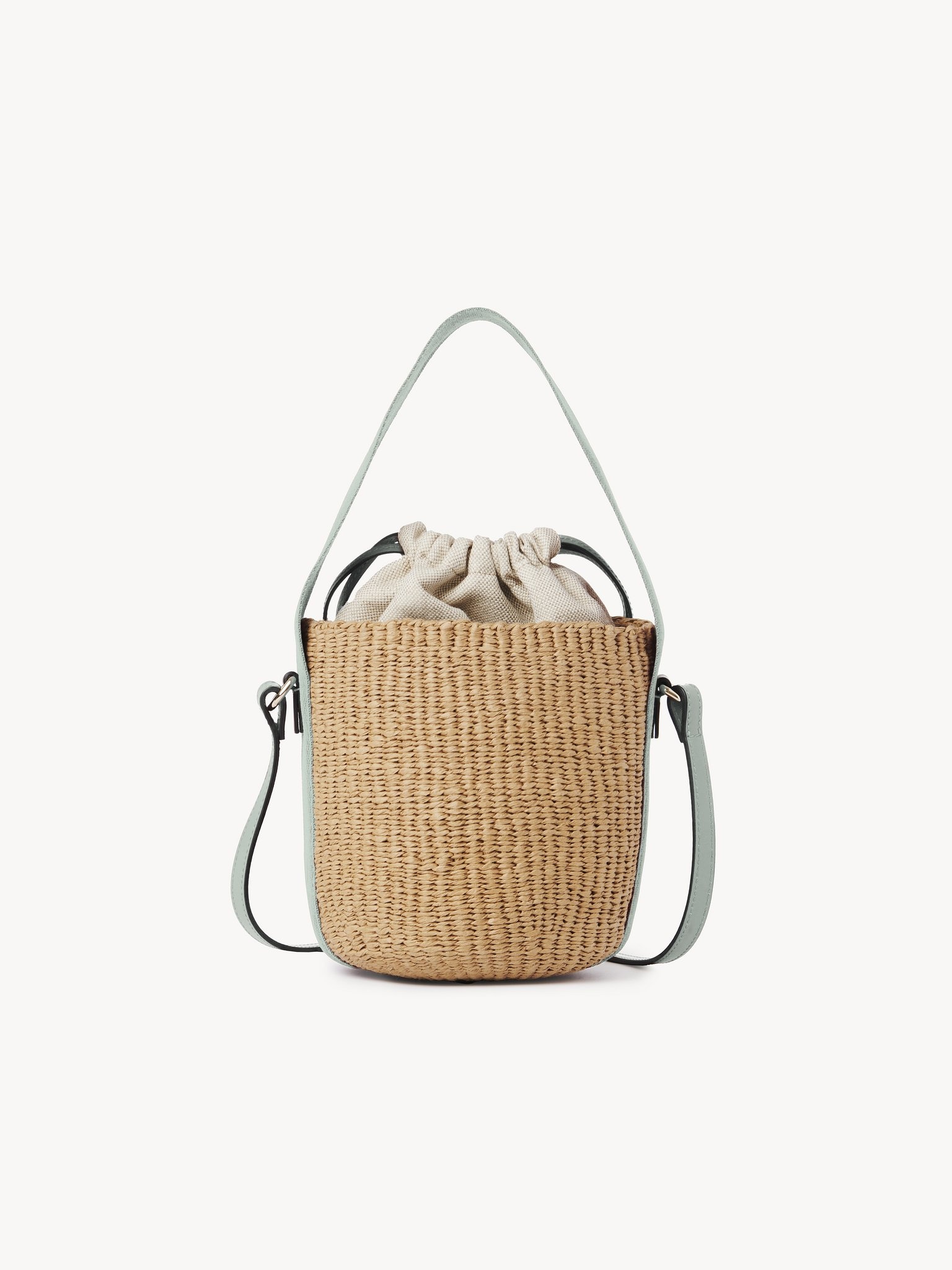 SMALL HORSE MEDAL BASKET IN NATURAL FIBERS - 3