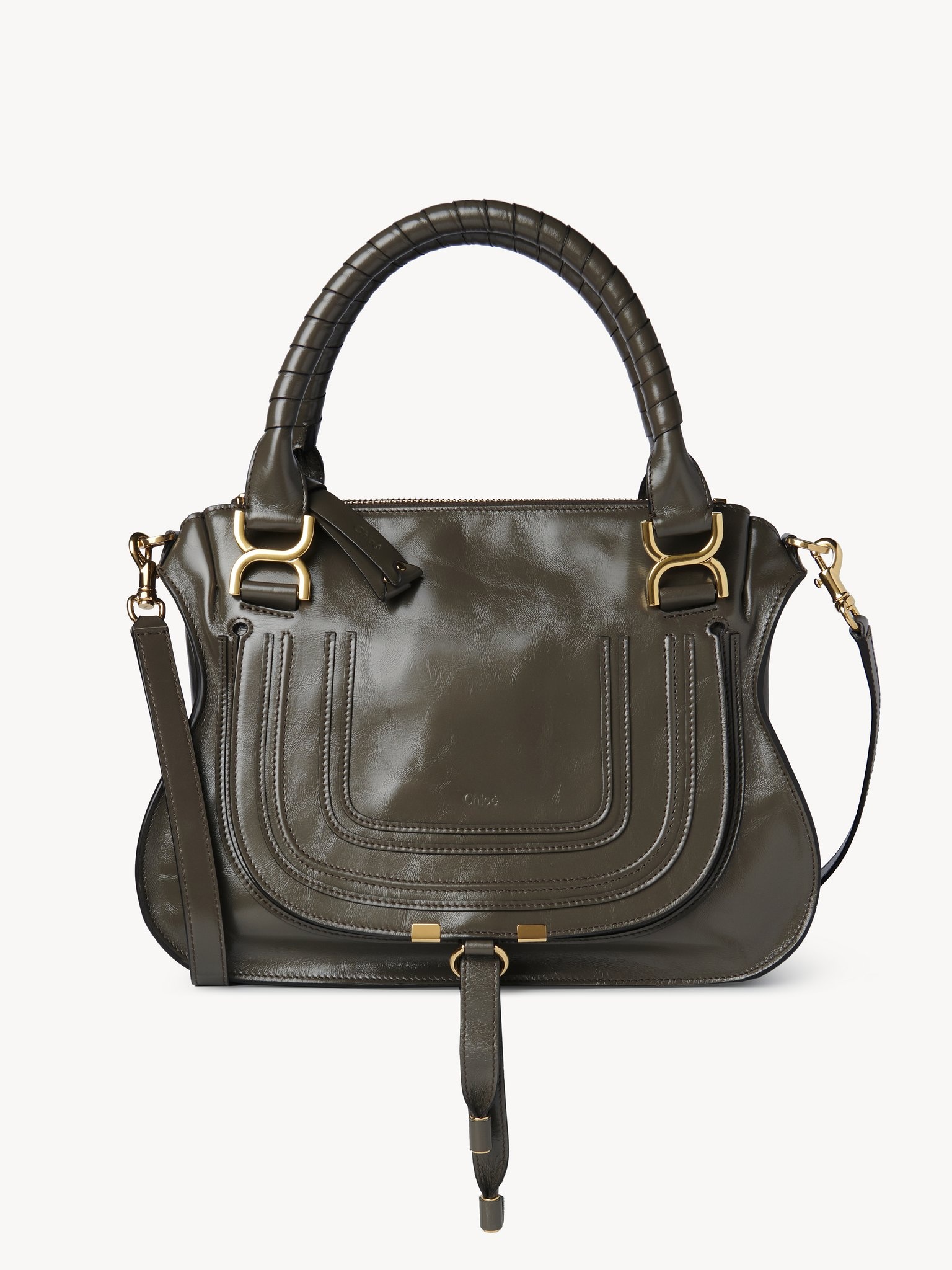 MARCIE BAG IN SHINY LEATHER - 1