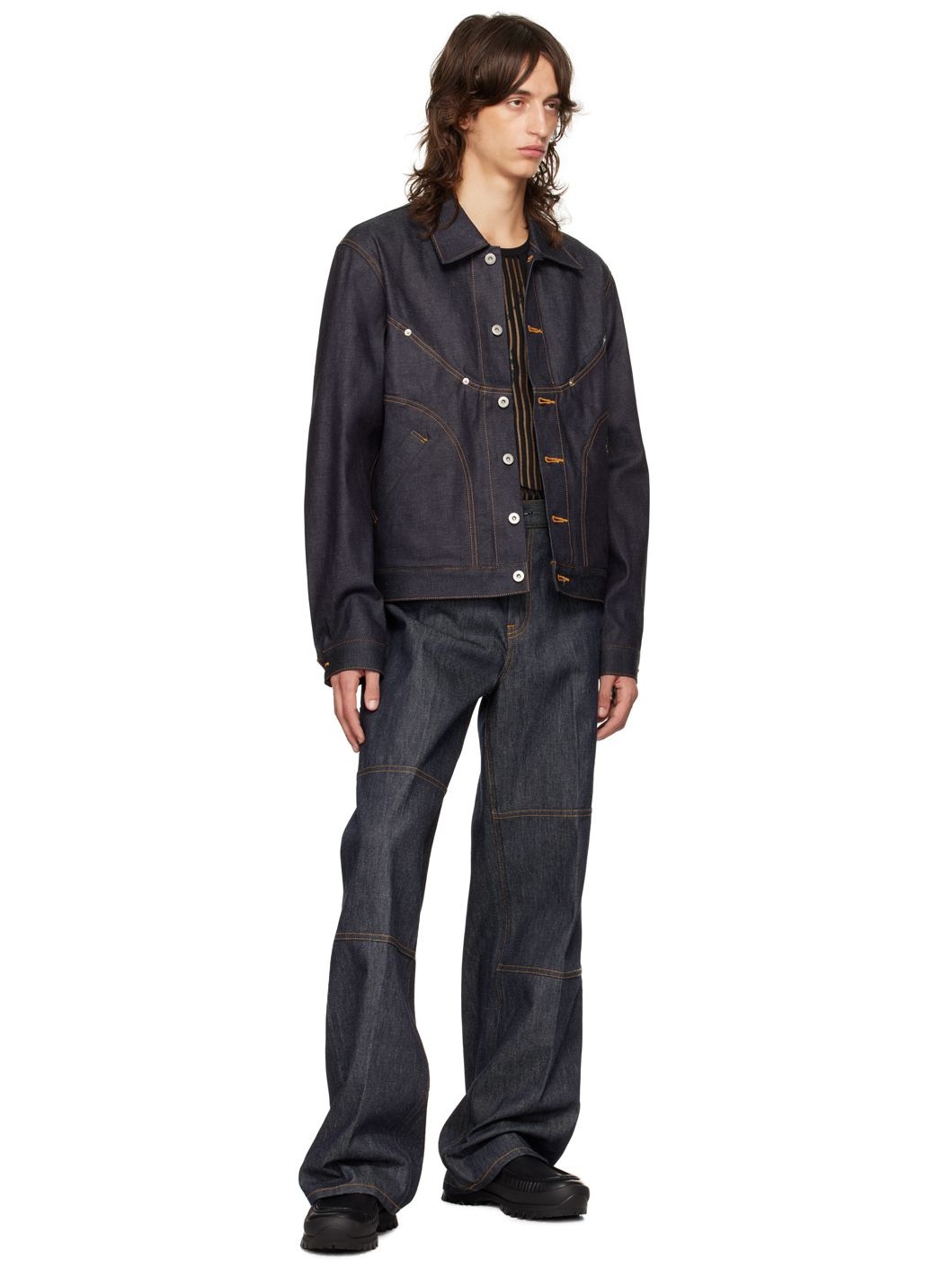 sage NATION Sage Nation Jiji Raw Denim Jacket | REVERSIBLE