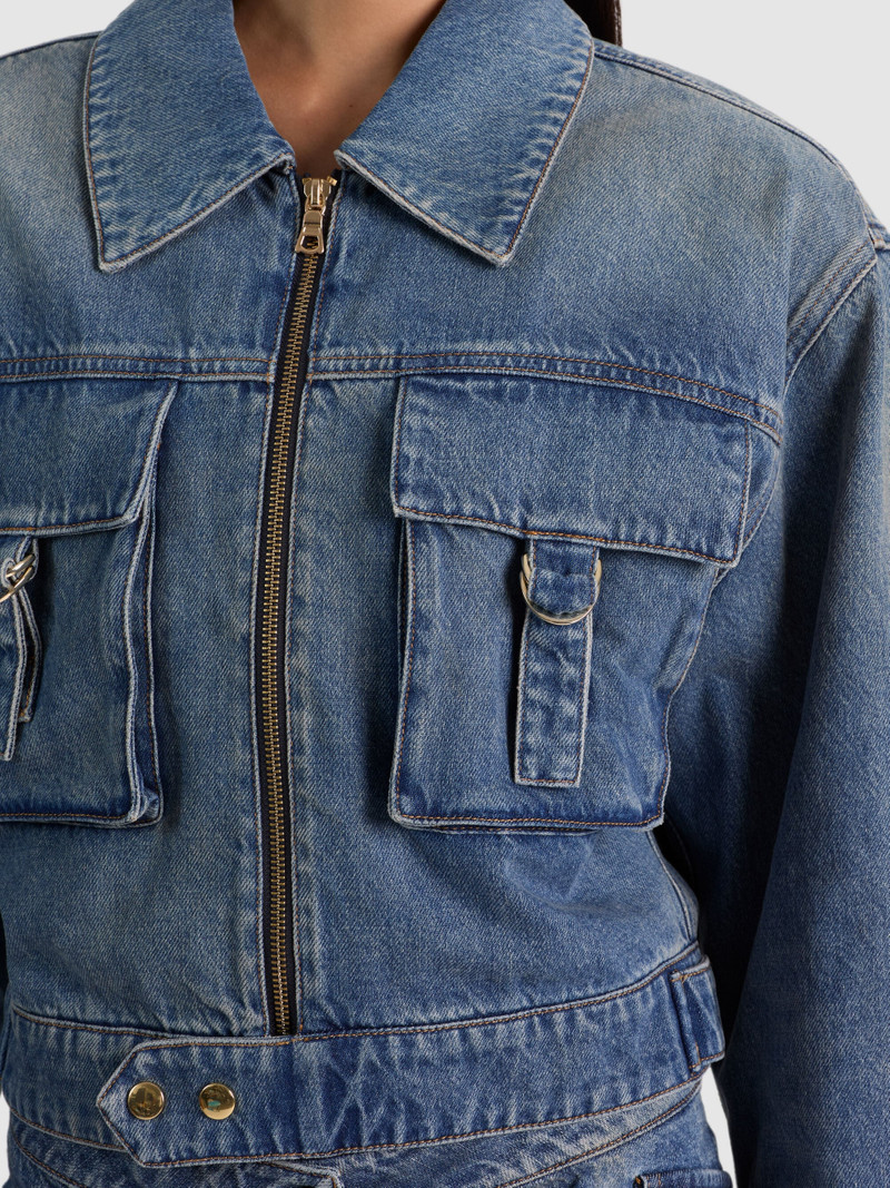 LEROY DENIM AVIATOR JACKET 5