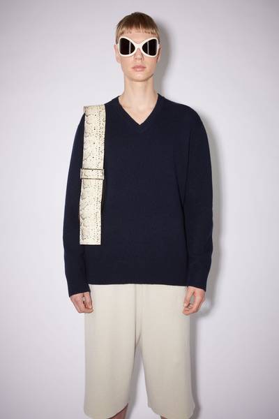 Acne Studios Wool blend sweater - Navy blue outlook