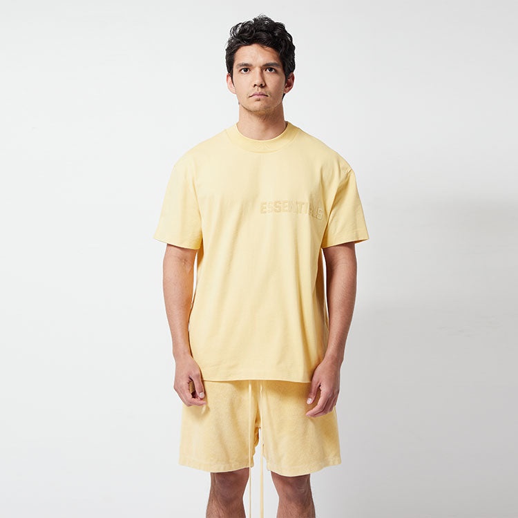 Fear of God Essentials SS23 Logo Tee 'Light Tuscan' 125BT222002F - 4