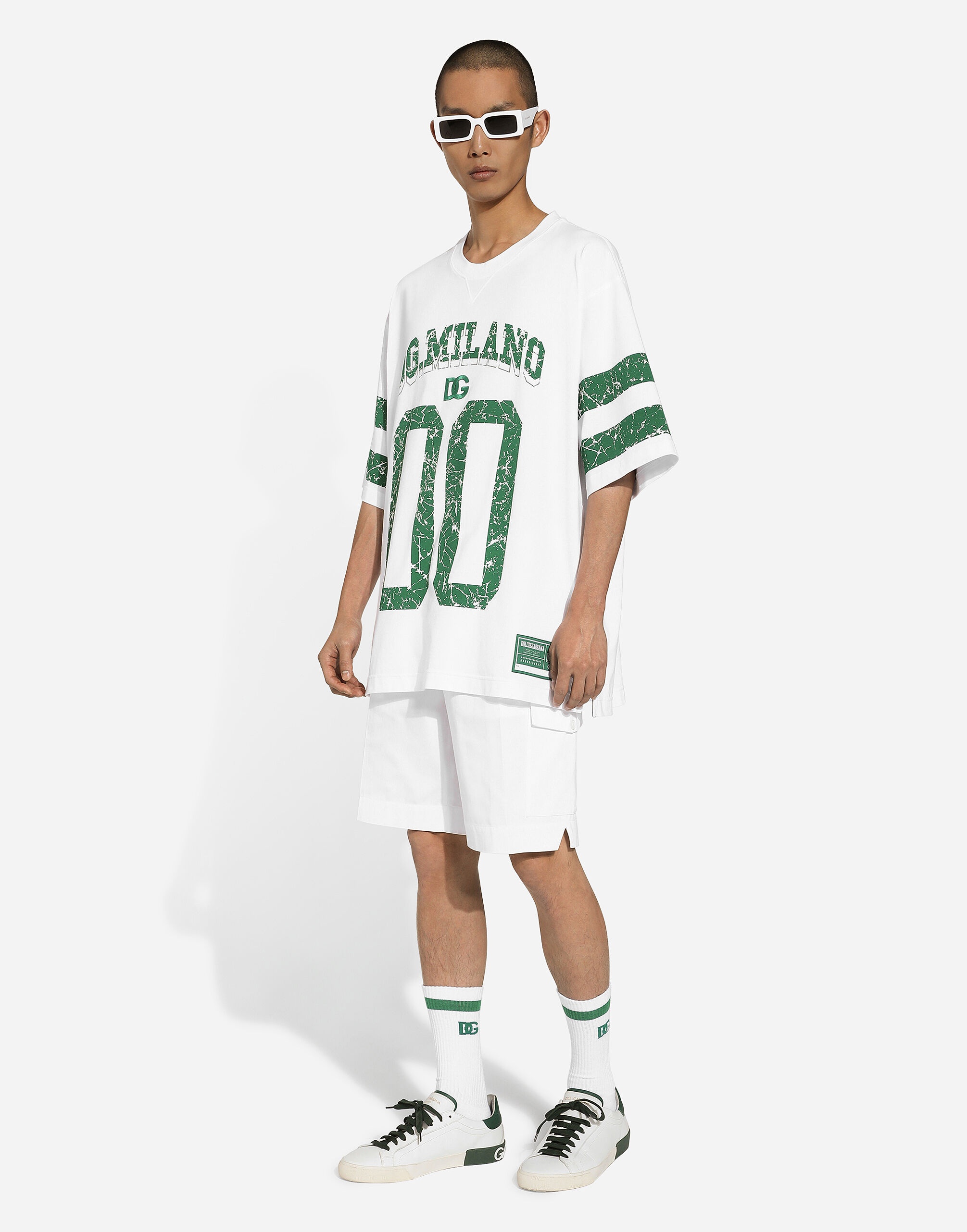 Gabardine shorts with side pockets - 5