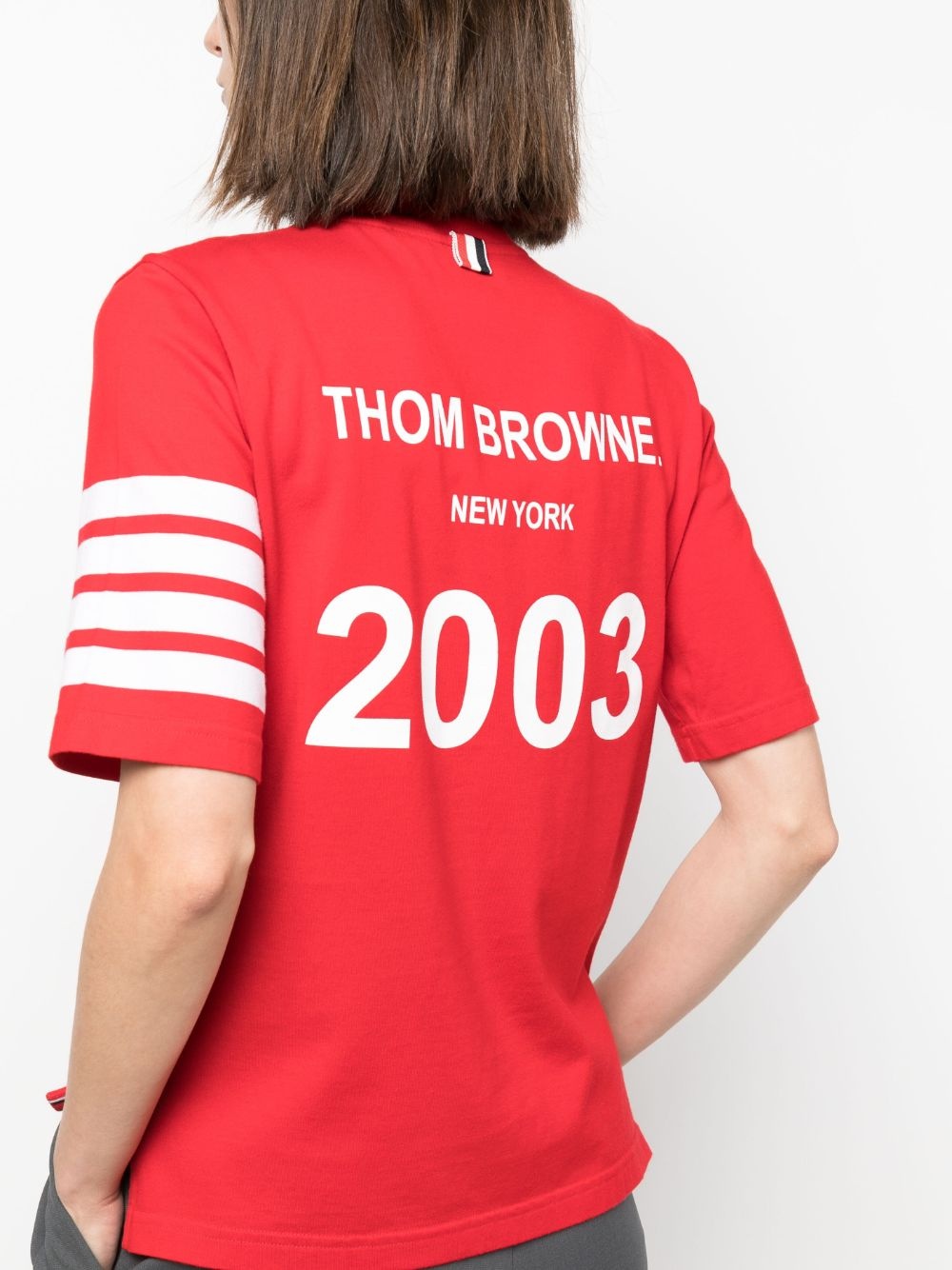 4-Bar Stripe 2003-print T-shirt - 5