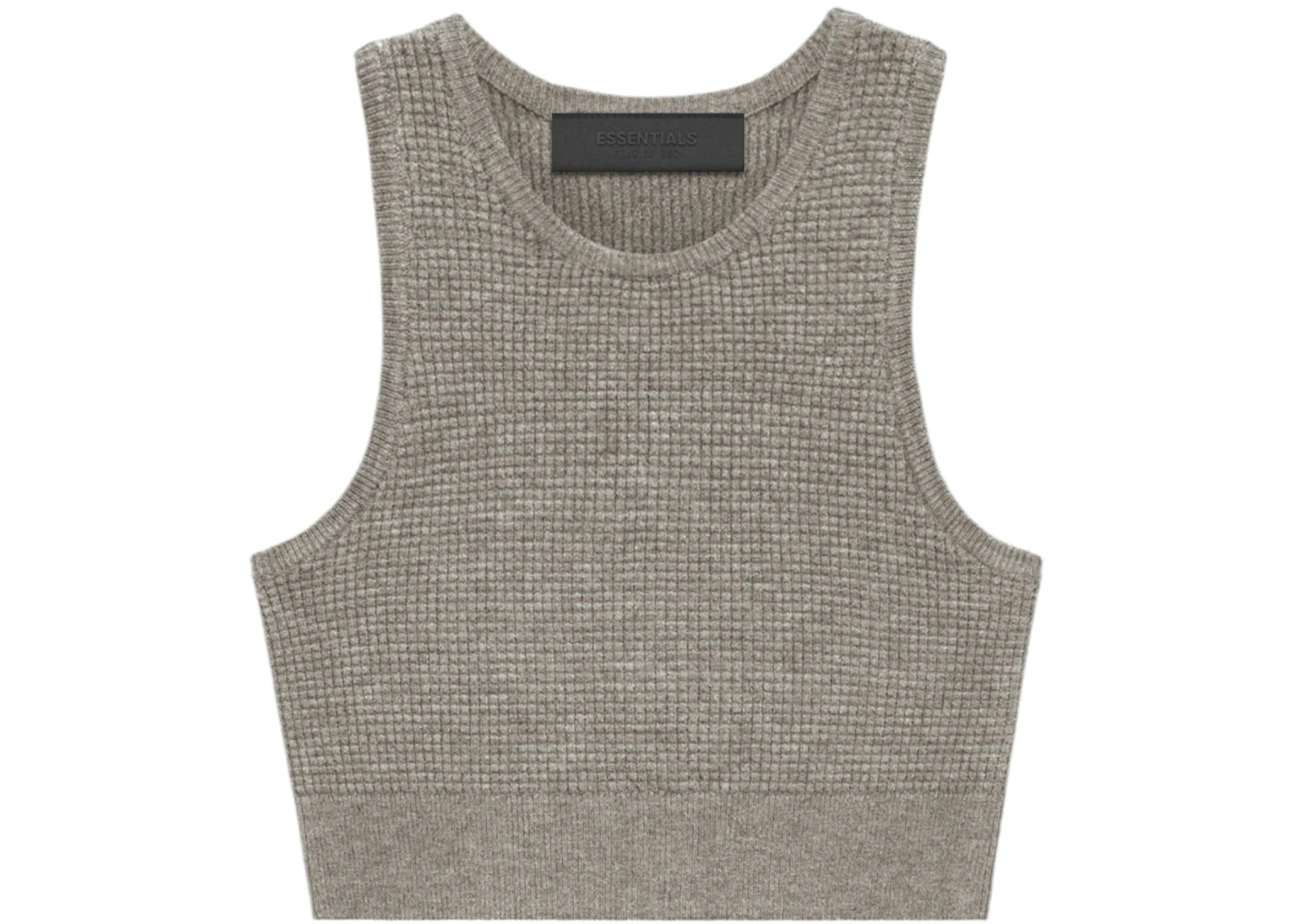 Fear of God Essentials Women's Waffle Sport Tank Heather Gray - 1