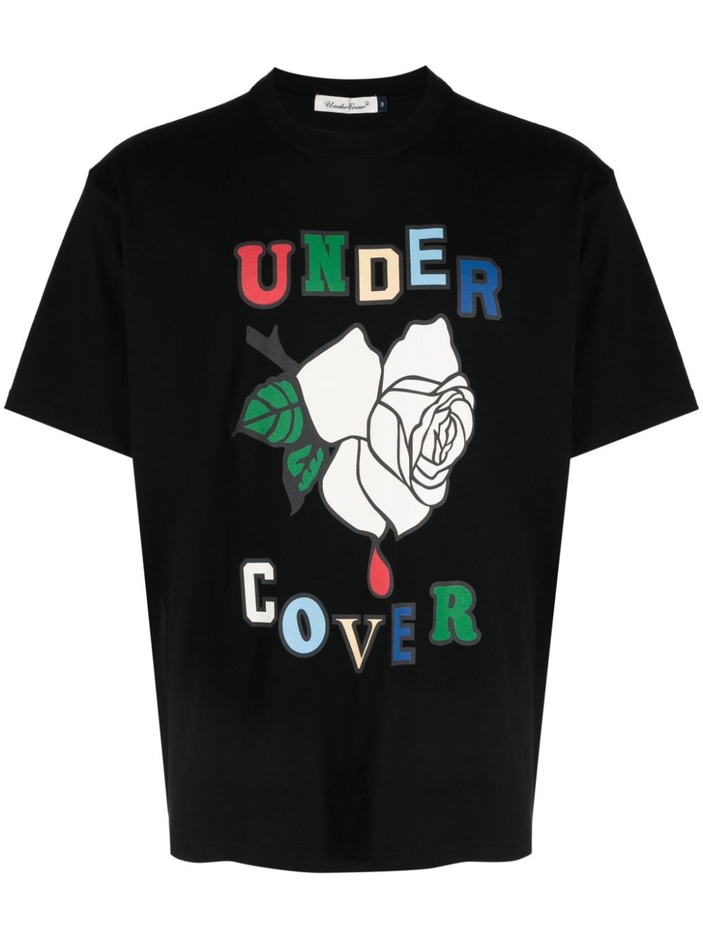 logo-print cotton T-shirt - 1