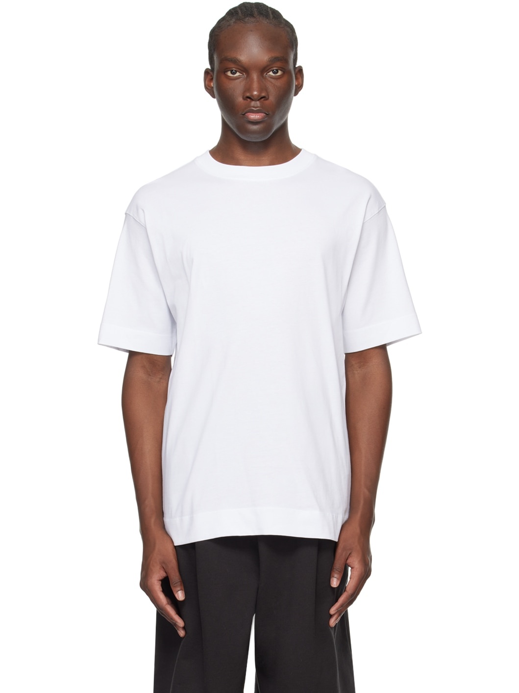 White Crewneck T-Shirt - 1