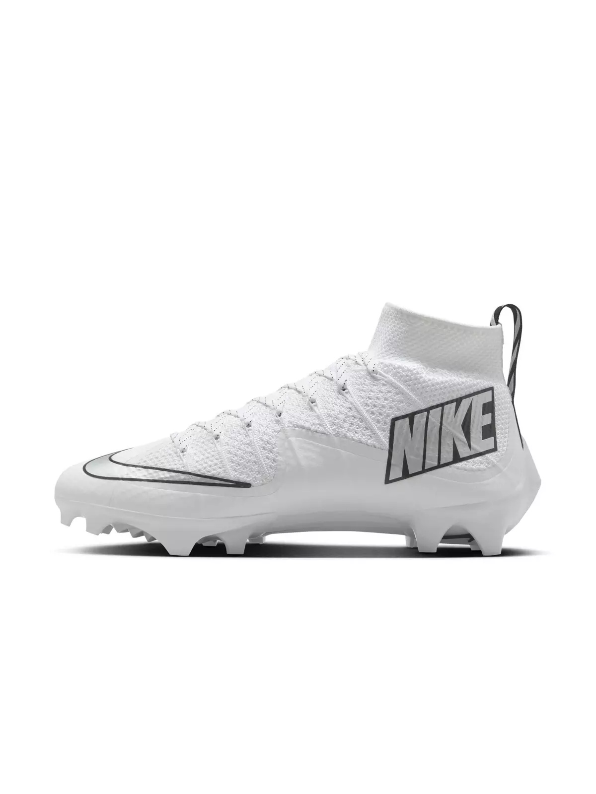 Vapor Edge 360 Untouchable "White/Metallic Silver/Black" Men's Football Cleat - 4